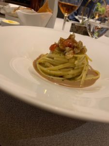 Linguine in salsa di pane