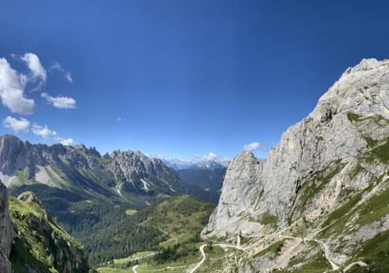 panoramica dal rifugio