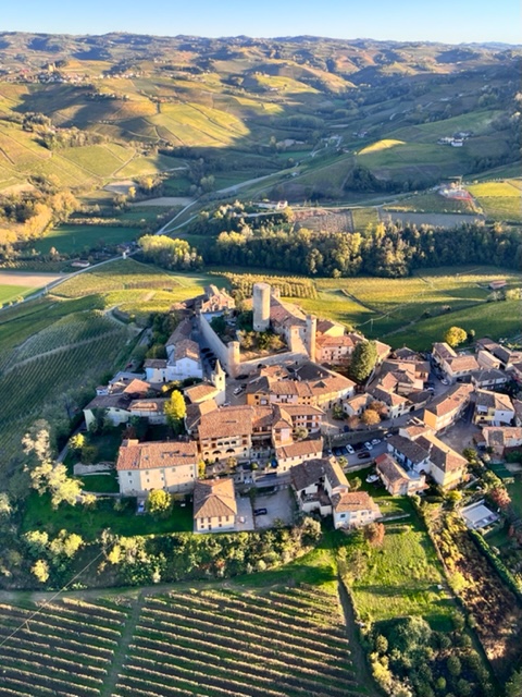 Castelli di Langa dall'alto