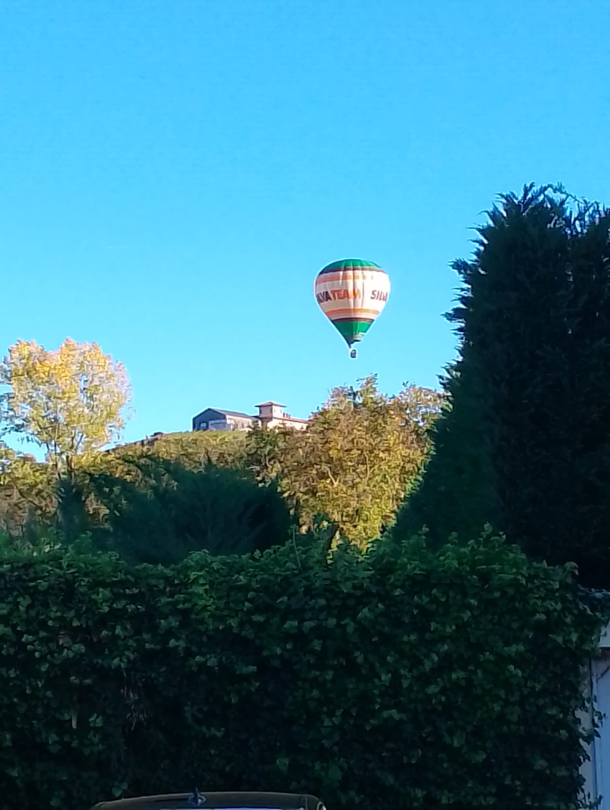 La nostra mongolfiera in volo