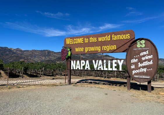 Insegna Napa Valley