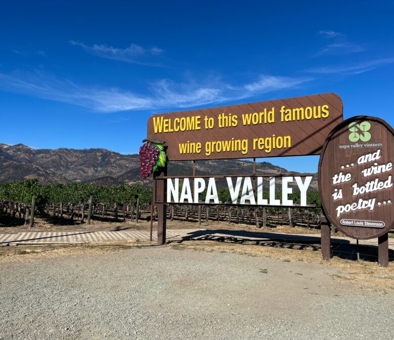 Insegna Napa Valley