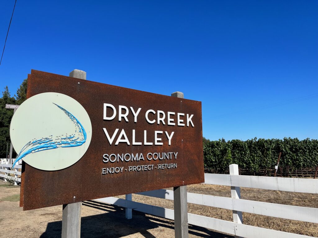 cartello Dry Creek