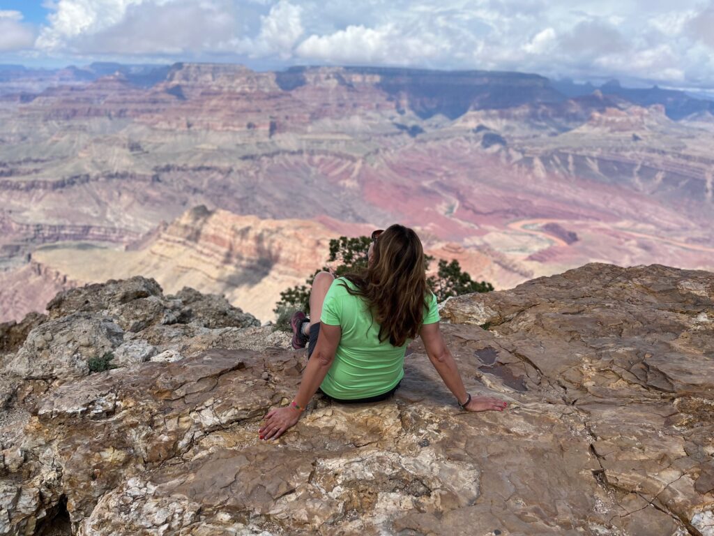 Calici in meditazione davanti a questi panorami