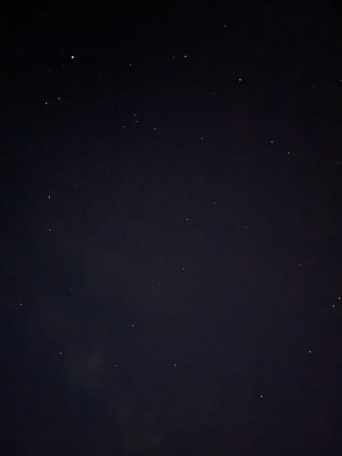 Le stelle dal terrazzo del museo