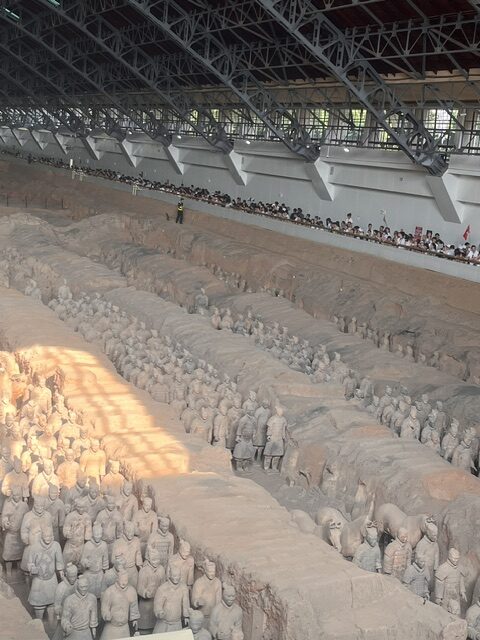 Dettaglio esercito terracotta