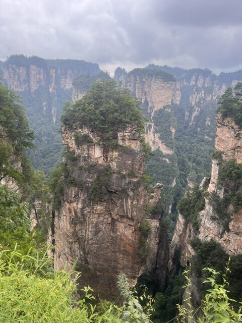 Veduta della montagna del film di Avatar